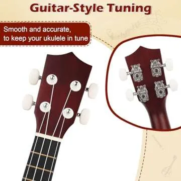 Toy Ukulele for Beginner Kids Guitar Toys for 3 4 5 6 Year Old Girls Boys Toddler Wooden Guitar Musical Instrument Toys for 3+ Year Old Kids Gifts Ages 3-5