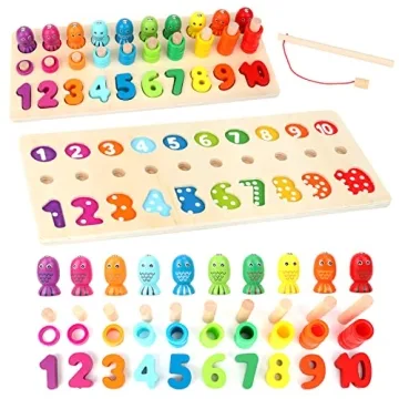 Sendida Montessori Number Puzzle for Learning Fun