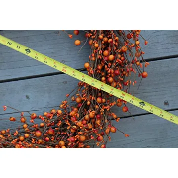 The Wreath Depot Weston Fall Berry Wreath, Handcrafted Designer Berry Wreath Spruces Up Your Decor, 24 Inches, Beautiful White Gift Box Included