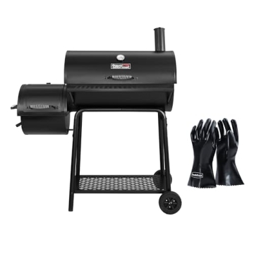 Royal Gourmet CC1830FG Charcoal Grill with High Heat-Resistant BBQ Grill Gloves, 811 Square Inches B...