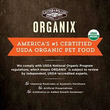 Castor and Pollux ORGANIX Grain Free Small Dog Food Recipe, Organic Dog Food - 4 lb. Bag