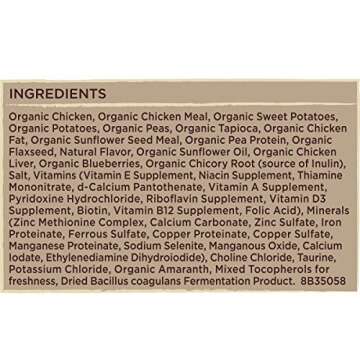 Castor and Pollux ORGANIX Grain Free Small Dog Food Recipe, Organic Dog Food - 4 lb. Bag