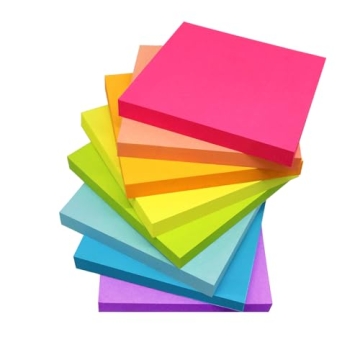 Vibrant 3x3 Sticky Notes for Home and Office
