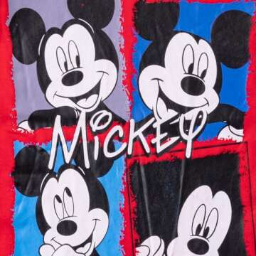 Disney Little Boys' 3 Pack Mickey T-Shirts, Black, 4T