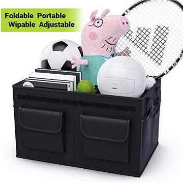 MIU COLOR Car Trunk Organizer with Lid and Handles