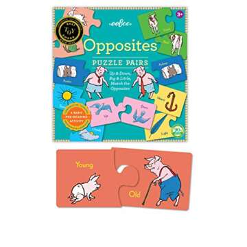 eeBoo: Opposites Puzzle Pairs, Educational Tool, Matching Images, Encourages Critical Thinking Skill...