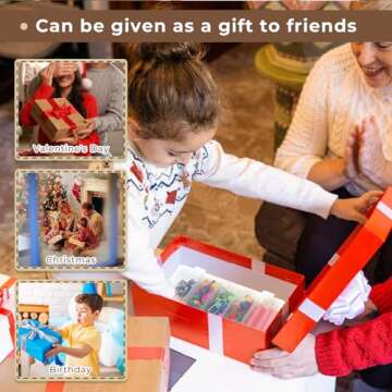 Fyess 3 Pack 5 Grid Plastic Fishing Tackle Storage Box Visible Bead Jewelry Making Findings Organizer Box,6.8" x 3.5" x 1.2"