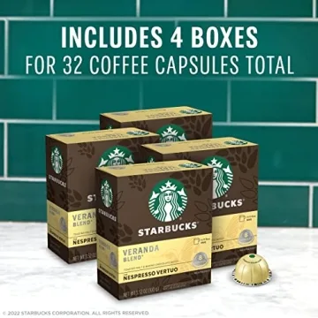 Starbucks Nespresso Vertuo Veranda Blend Coffee Pods - 32-Count