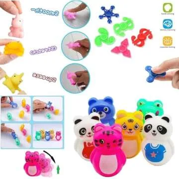 52 Pcs Party Favors for Kids 4-8, Birthday Gift Toys, Goodie Bag Stuffers, Treasure Box Carnival Pri...
