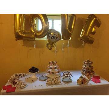 LOVE and I Do Diamond Ring Balloon Set for Celebrations