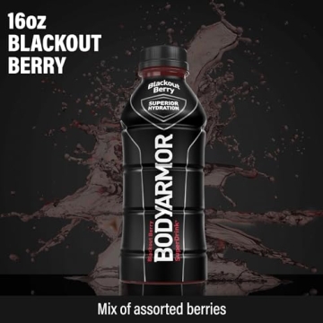 BODYARMOR Blackout Berry Sports Drink - 12 Pack