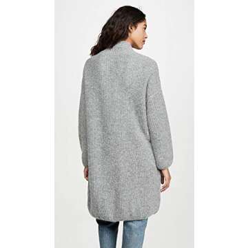 Eberjey Women's Oversized Cardigan, Heather Grey, S/M