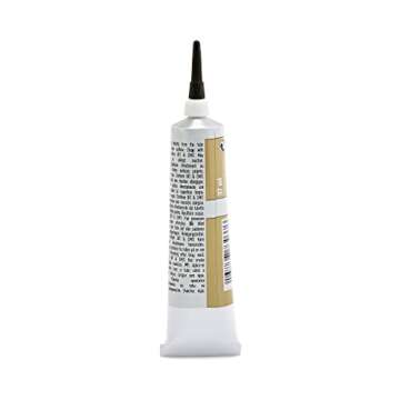 Pebeo Vitrail, Cerne Relief Dimensional Paint, 37 ml Tube with Nozzle - Gold, 1.25 Fl Oz (Pack of 1)