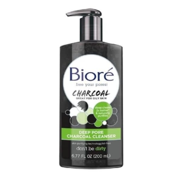 Biore Deep Pore Charcoal Cleanser for Clear Skin