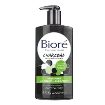 Biore Deep Pore Charcoal Cleanser for Clear Skin