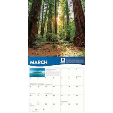 2025 National Park Foundation Wall Calendar: 12-Month Nature Calendar & Photography Collection (Monthly Calendar)