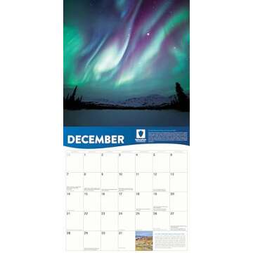 2025 National Park Foundation Wall Calendar: 12-Month Nature Calendar & Photography Collection (Monthly Calendar)