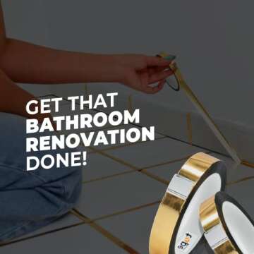 WOD Gold Metalized Film Tape - Stylish & Durable Decor Solution