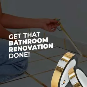 WOD Gold Metalized Film Tape - Stylish & Durable Decor Solution