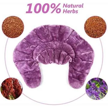 RelaxCoo Lavender Heating Pad for Neck & Back