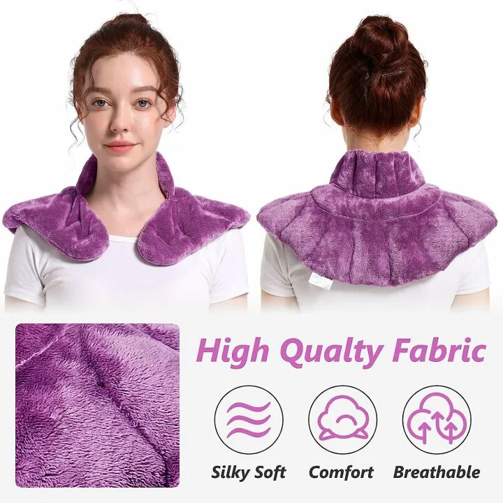 RelaxCoo Lavender Heating Pad for Neck & Back
