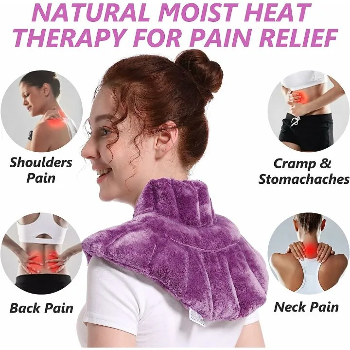 RelaxCoo Lavender Heating Pad for Neck & Back