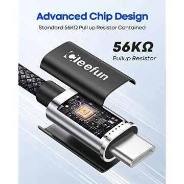 CLEEFUN USB C Cable [3ft, 5-Pack], USB A to Type C Cable Fast Charging C Charger Cord Braided for iPhone 16 15 Pro Max/Pro/Plus, for Samsung Galaxy S25 S24 S23 S22 S21 S20 Ultra S10, Moto, Pixel