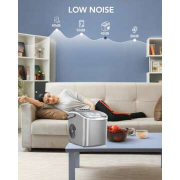 Portable and Efficient Ice Maker for Home & Office