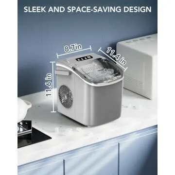 Portable and Efficient Ice Maker for Home & Office