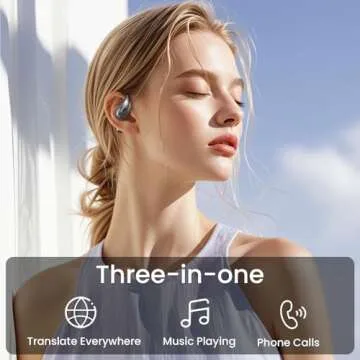 MINISO X28 AI Translation Earbuds - Open Ear Comfort & Real-Time Translation