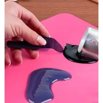 2 Pack Silicone Mats for Crafts and DIY Resin Art