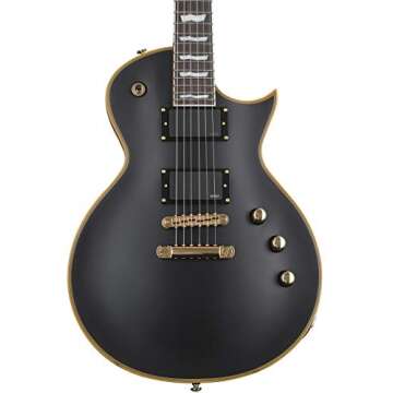 ESP LTD Deluxe EC-1000VB Electric Guitar, Vintage Black