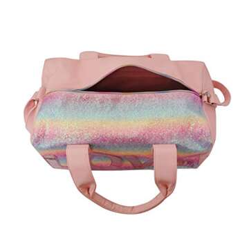 OMG Ombre Glitter Love Duffel Bag for Stylish Travel