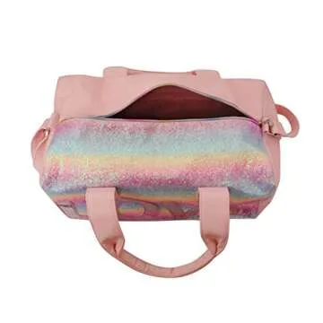 OMG Ombre Glitter Love Duffel Bag for Stylish Travel