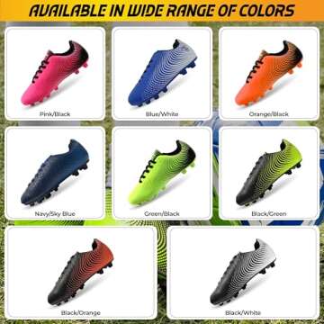 Vizari Stealth Kids' Firm Ground Soccer Cleats