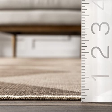 nuLOOM Easy-Jute Area Rug, Machine Washable and Non-Slip