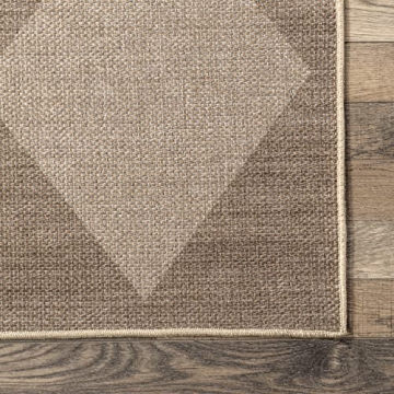 nuLOOM Easy-Jute Area Rug, Machine Washable and Non-Slip
