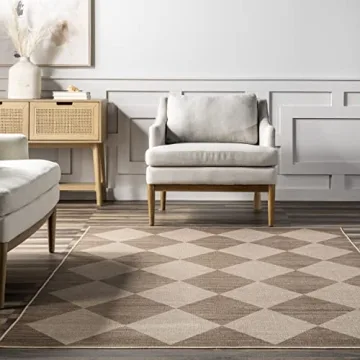 nuLOOM Easy-Jute Area Rug, Machine Washable and Non-Slip