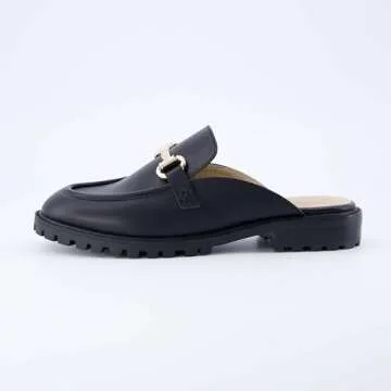 CUSHIONAIRE Women's Ragu Buckle Slip On Mule with Memory Foam – Stylish Comfort for Everyday Wear