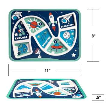 GSM Brands Kids Dinner Plate: Fun Mealtime Solutions for Picky Eaters