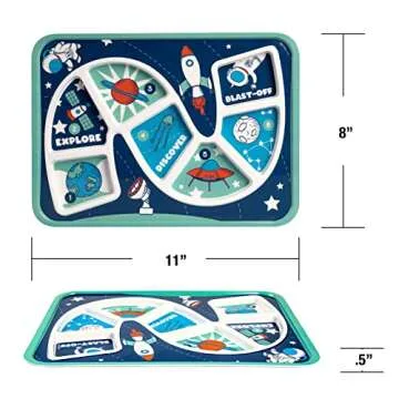 GSM Brands Kids Dinner Plate: Fun Mealtime Solutions for Picky Eaters