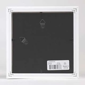 Lawrence Frames 785255 Shadow Box Frame, 5x5, White