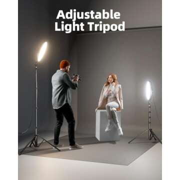 Weilisi 72" Ring Light Tripod - Perfect for Creators