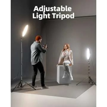 Weilisi 72" Ring Light Tripod - Perfect for Creators