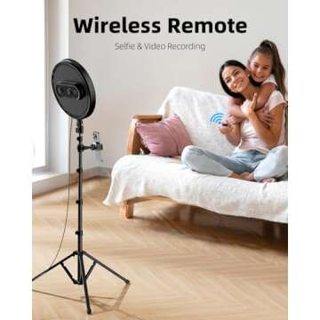 Weilisi 72" Ring Light Tripod - Perfect for Creators