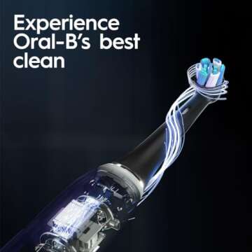 Oral-B iO Series 10 Rechargeable Electric Toothbrush with Visible Pressure Sensor to Protect Gums, 2...