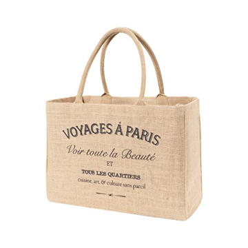 KAF Home Jute Market Tote: Eco-Friendly Versatility at Its Best