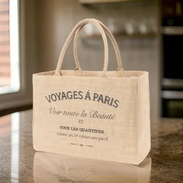 Stylish KAF Home Jute Market Tote - Eco-Friendly