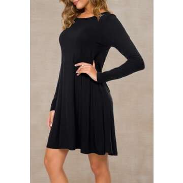 Hot Shirt Homecoming Dresses For Juniors Assymetrical Women Olive Womens Vest Swing Tunic Suade Dress T-shirt Long Sleeve T Us Army,Dark Green,Medium