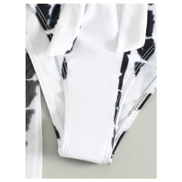 SOLY HUX Women's Tie Dye Halter Bikini Swimsuit Set